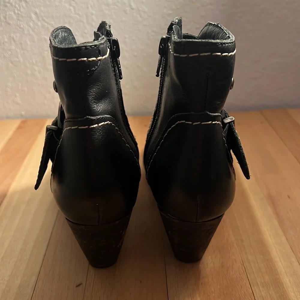 Pikolinos Woman’s Leather Black Leather Boots. Sz 5.5 - Picture 3 of 6